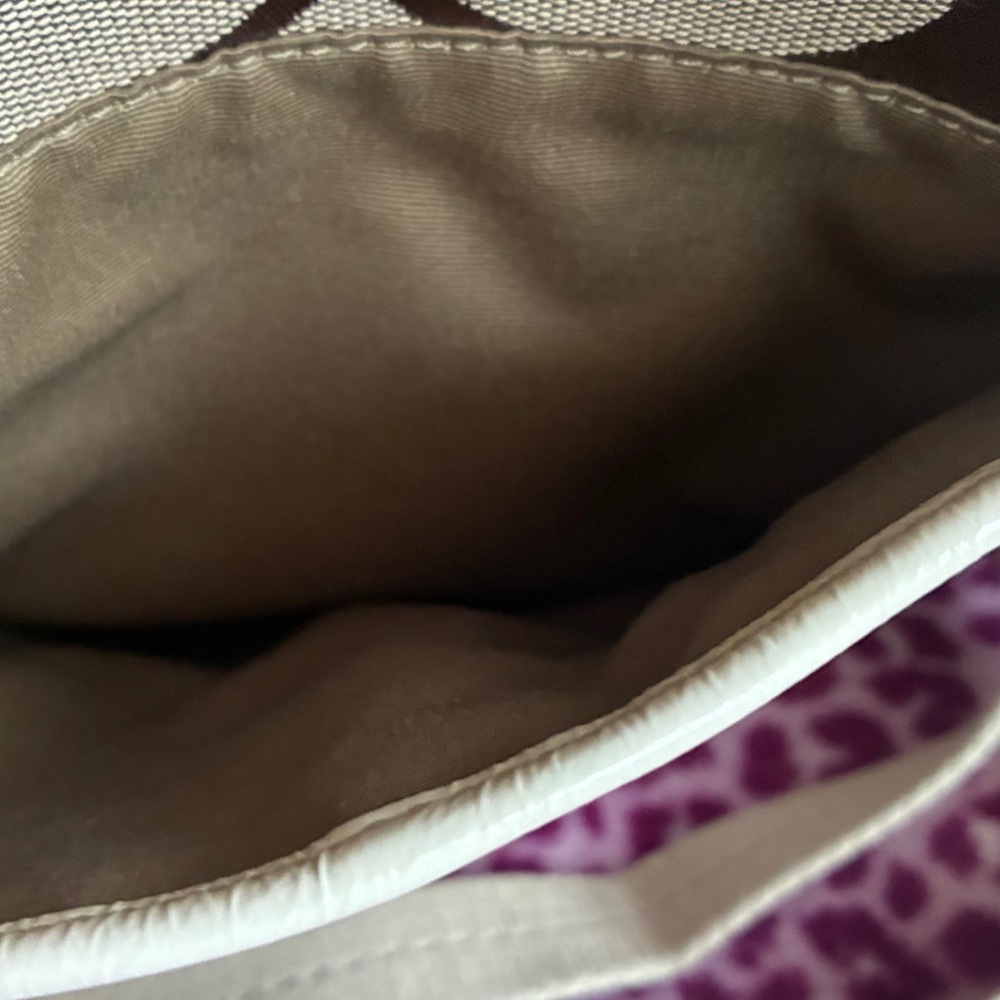 COACH Crossbody Bag,Coach Brown and Cream Crossbody Bag - Picture 5 of 16